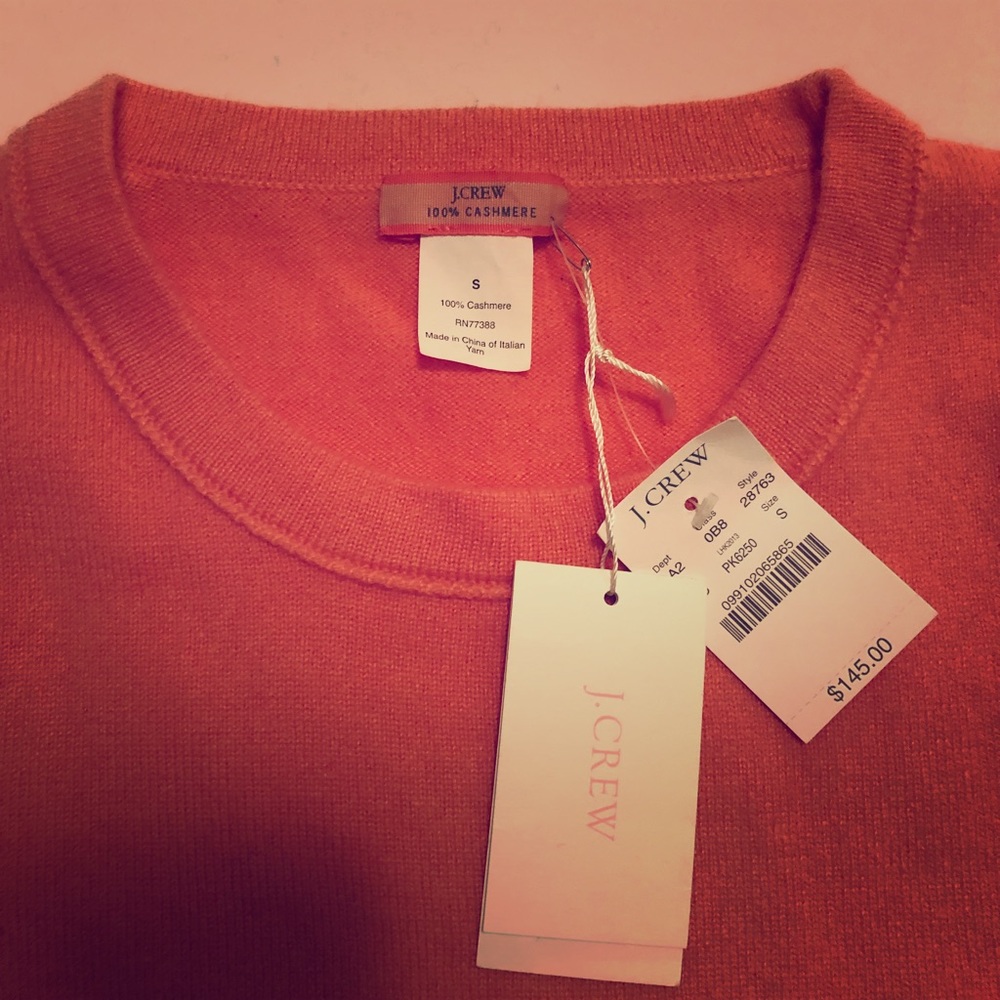 J crew 100% cashmere sweater, size S